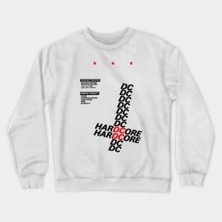 1980s DC Hardcore Punk Show Crewneck Sweatshirt